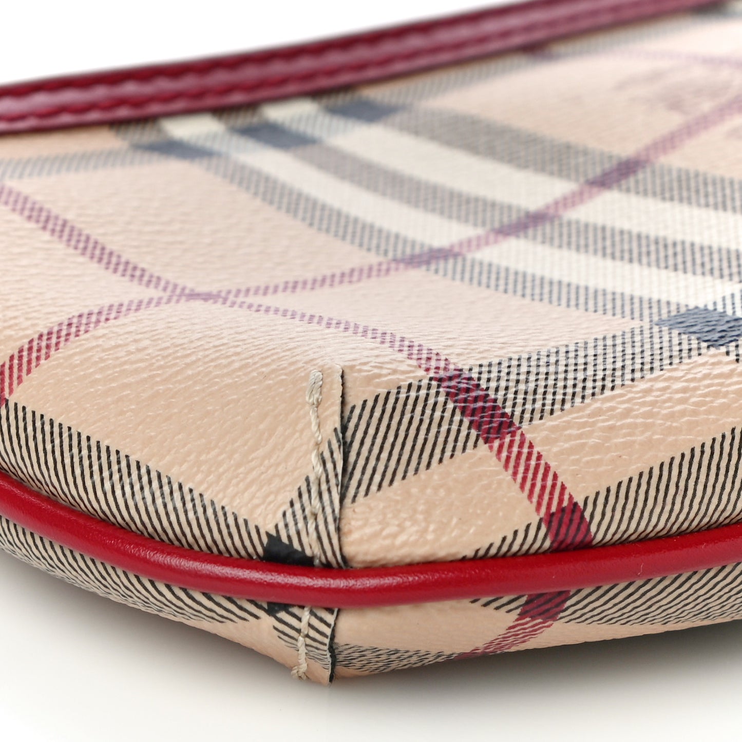 Haymarket Check Clara Pochette Military Red