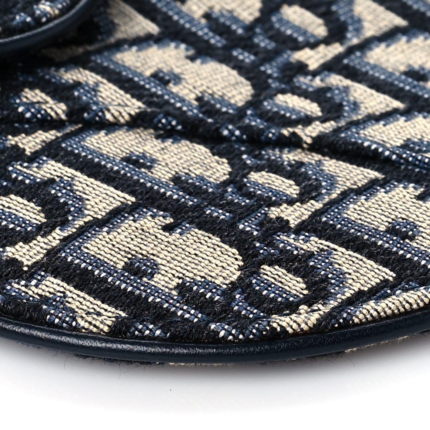 Christian Dior Oblique Saddle Belt Bag Blue 9 of 11