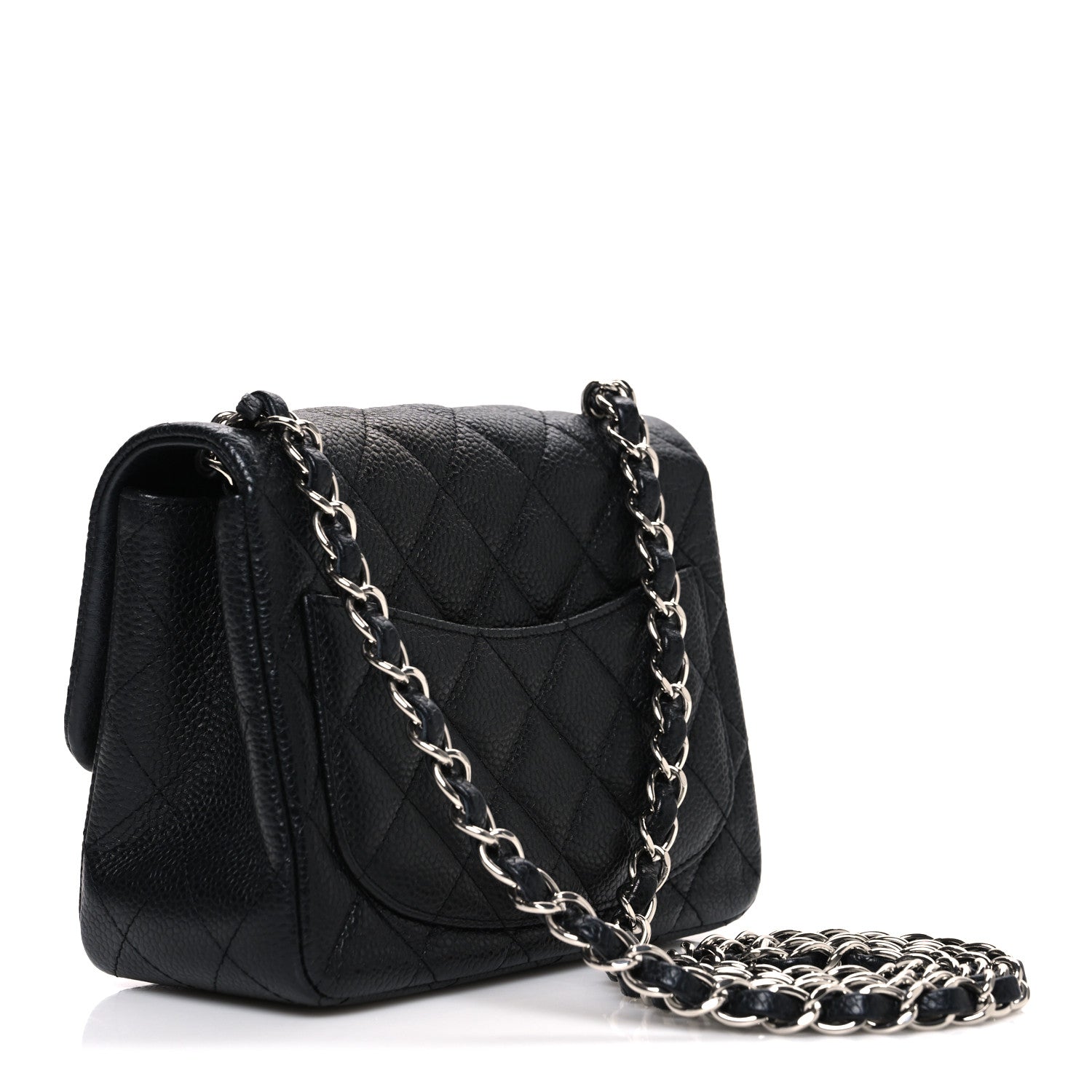 Chanel Caviar Quilted Mini Square Flap Black 3 of 10