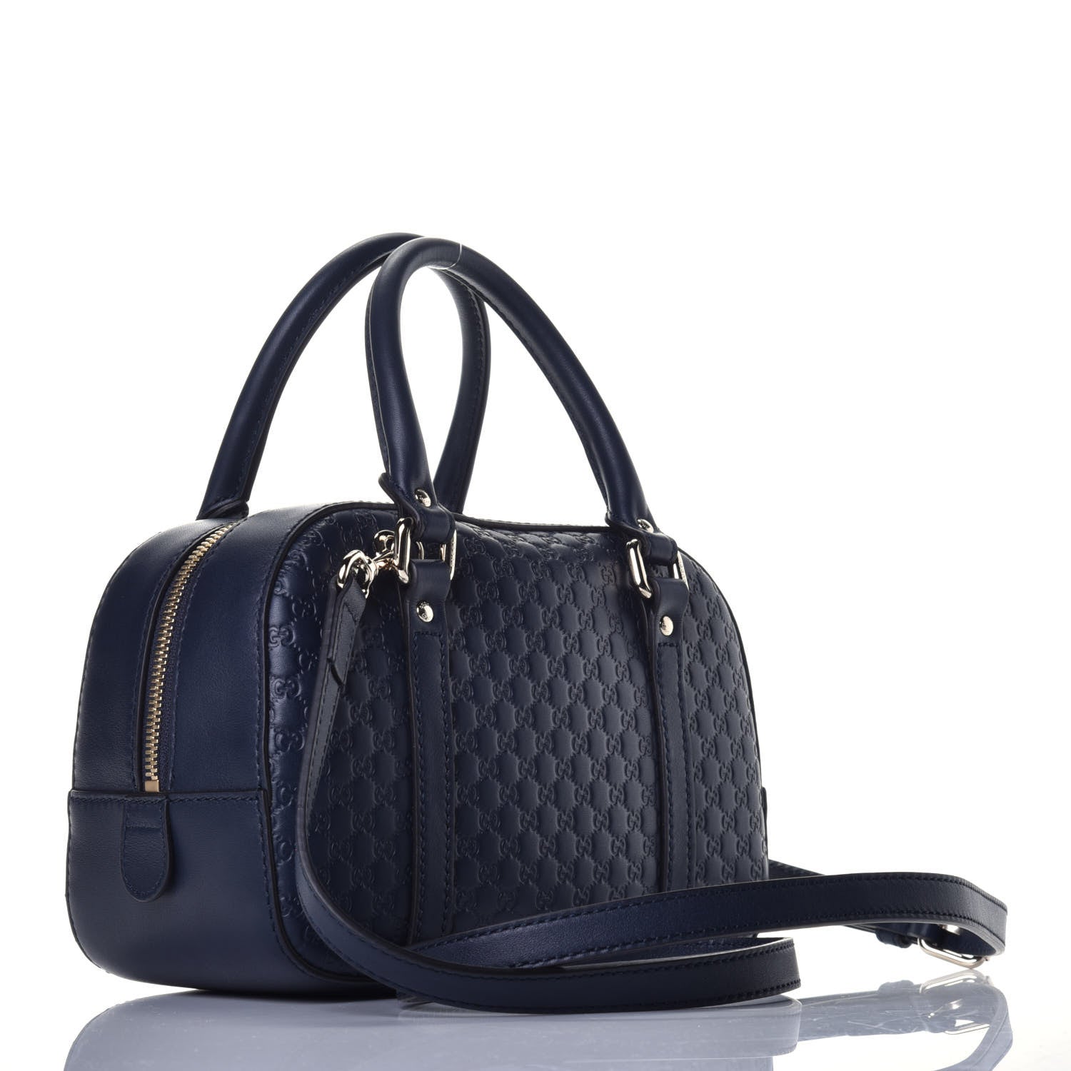 Gucci Soft Microguccissima Small Crossbody Bag Blue 3 of 8