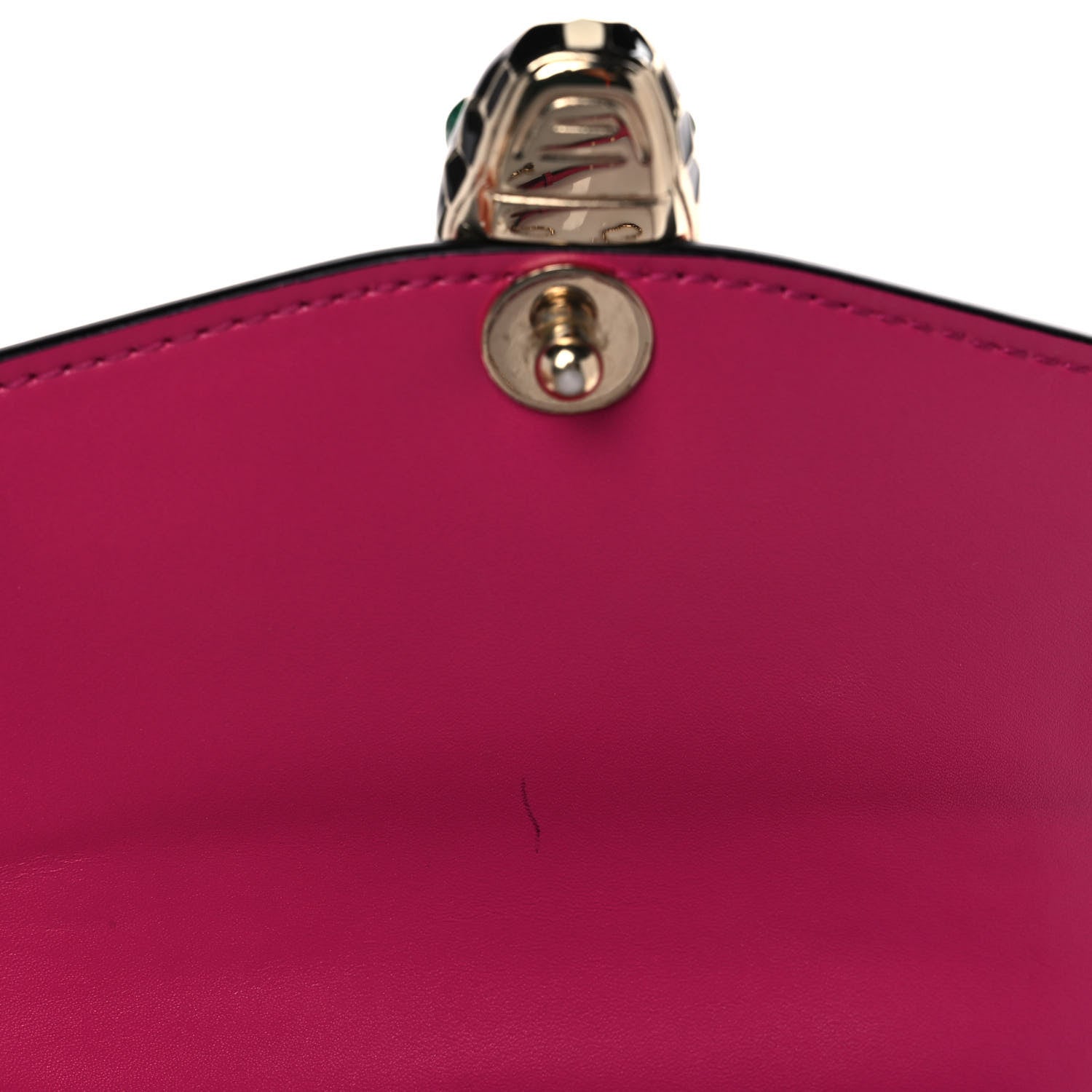 Bulgari Calfskin Serpenti Forever Top Handle Pink 14 of 14