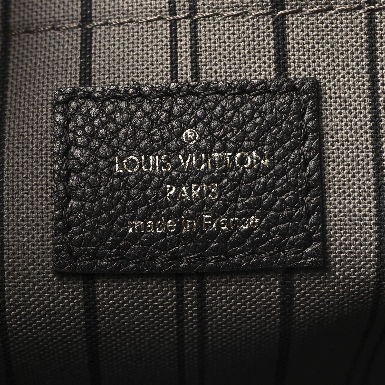 Louis Vuitton Empreinte Montaigne GM Black 6 of 9