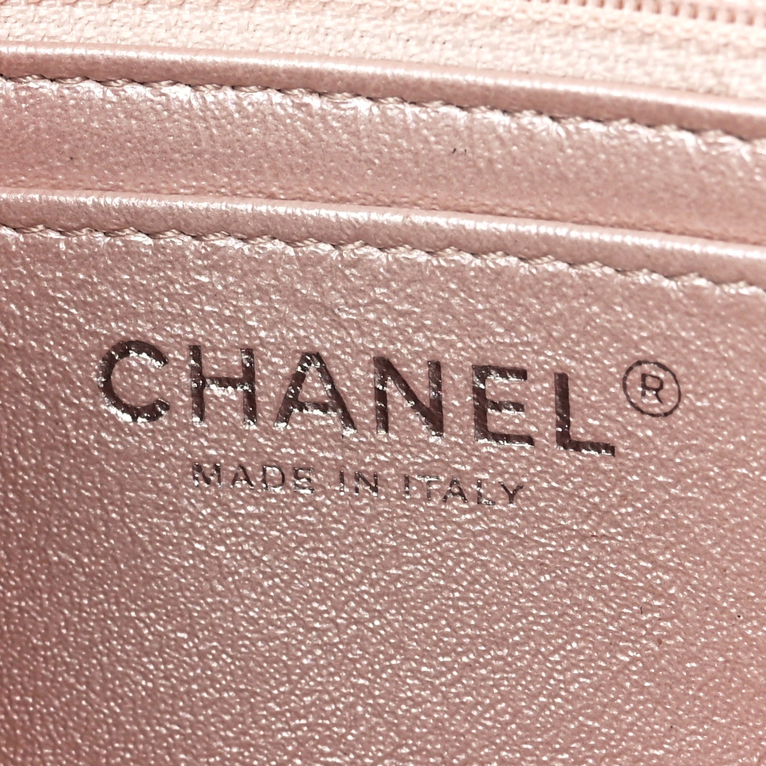 Chanel Iridescent Caviar Chevron Quilted Mini Rectangular Flap Light Gold 6 of 12
