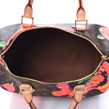 Louis Vuitton Monogram Roses Speedy 30 5 of 9