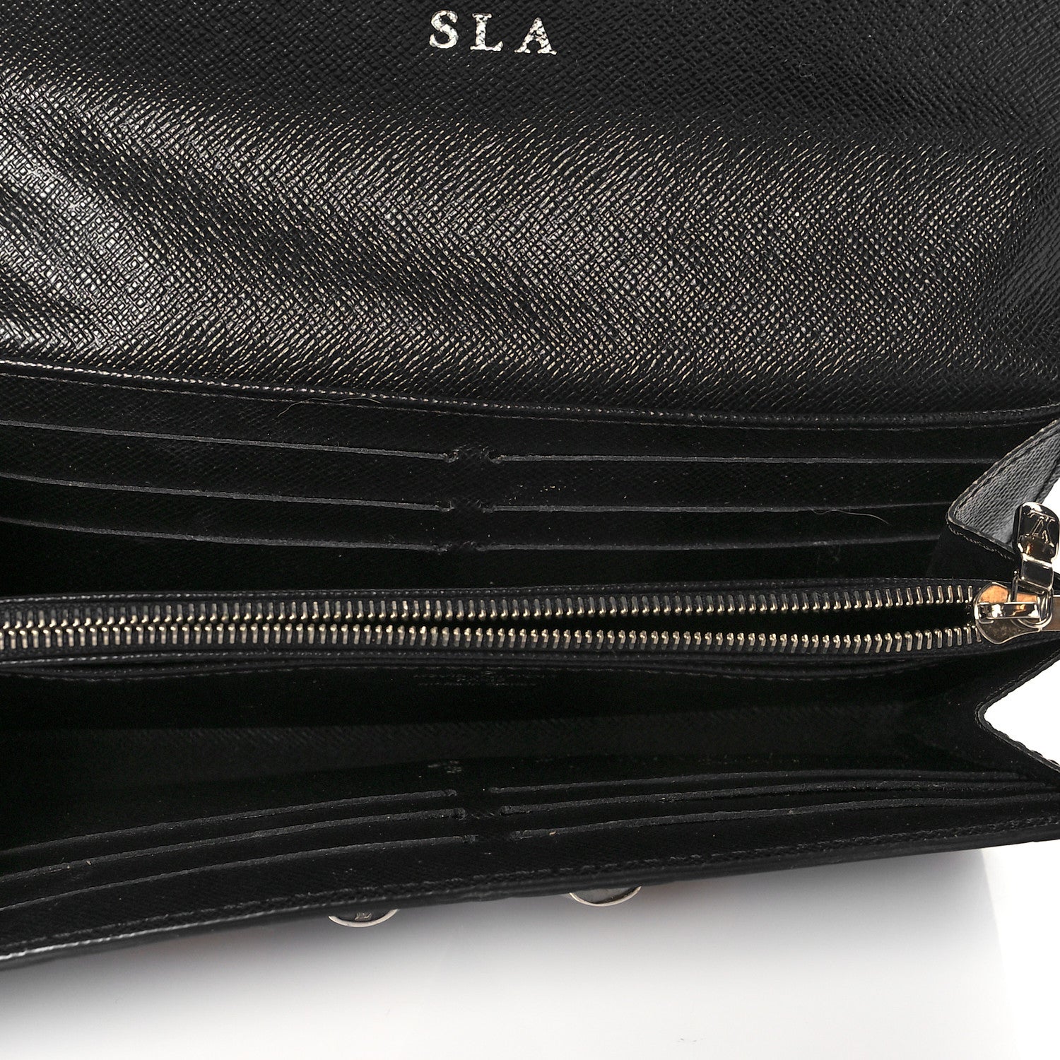 Louis Vuitton Epi Chain Flower Print Twist Wallet Black 5 of 8