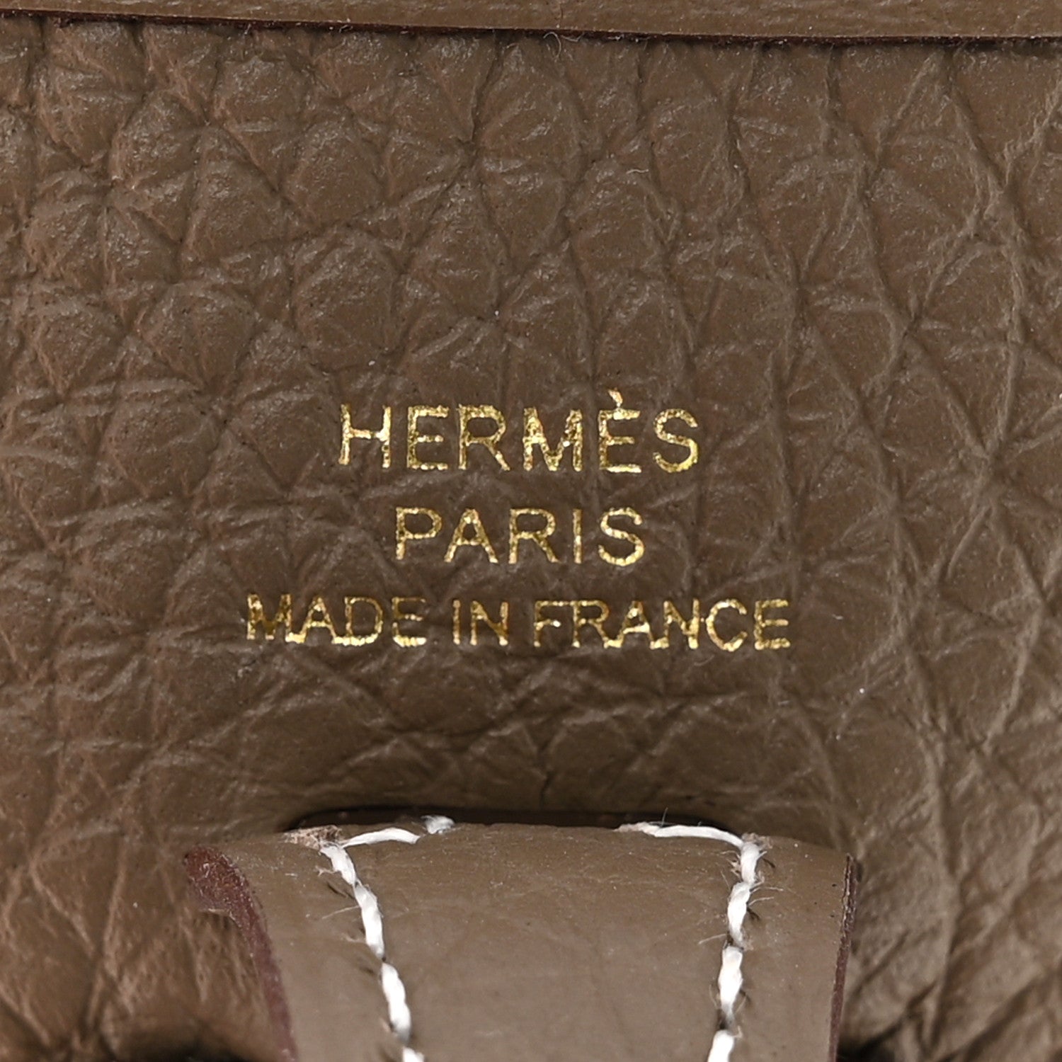 Hermes Taurillon Clemence Amazone Evelyne TPM Etoupe Bleu Indigo 6 of 12