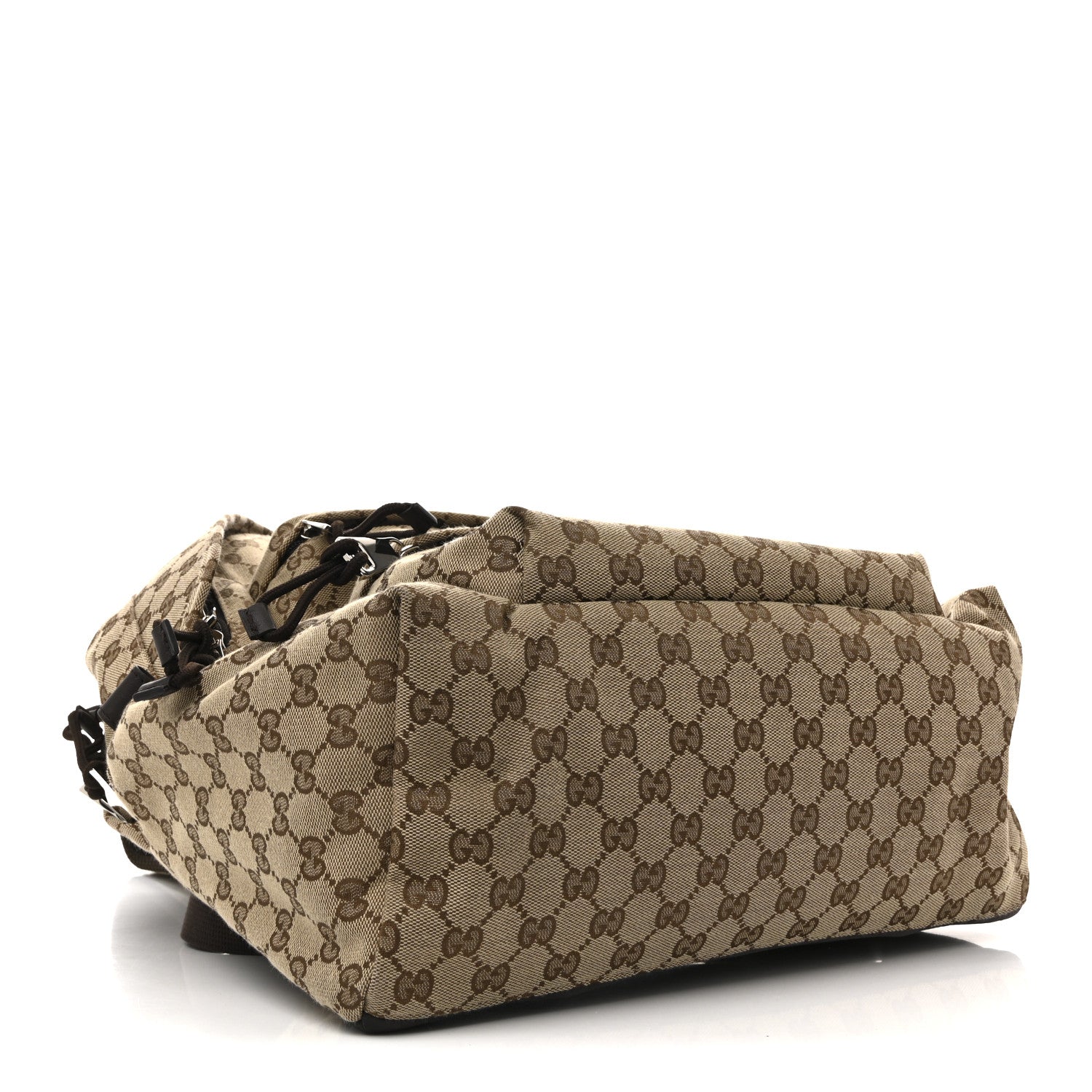 Gucci GG Monogram Medium Backpack Brown 4 of 13