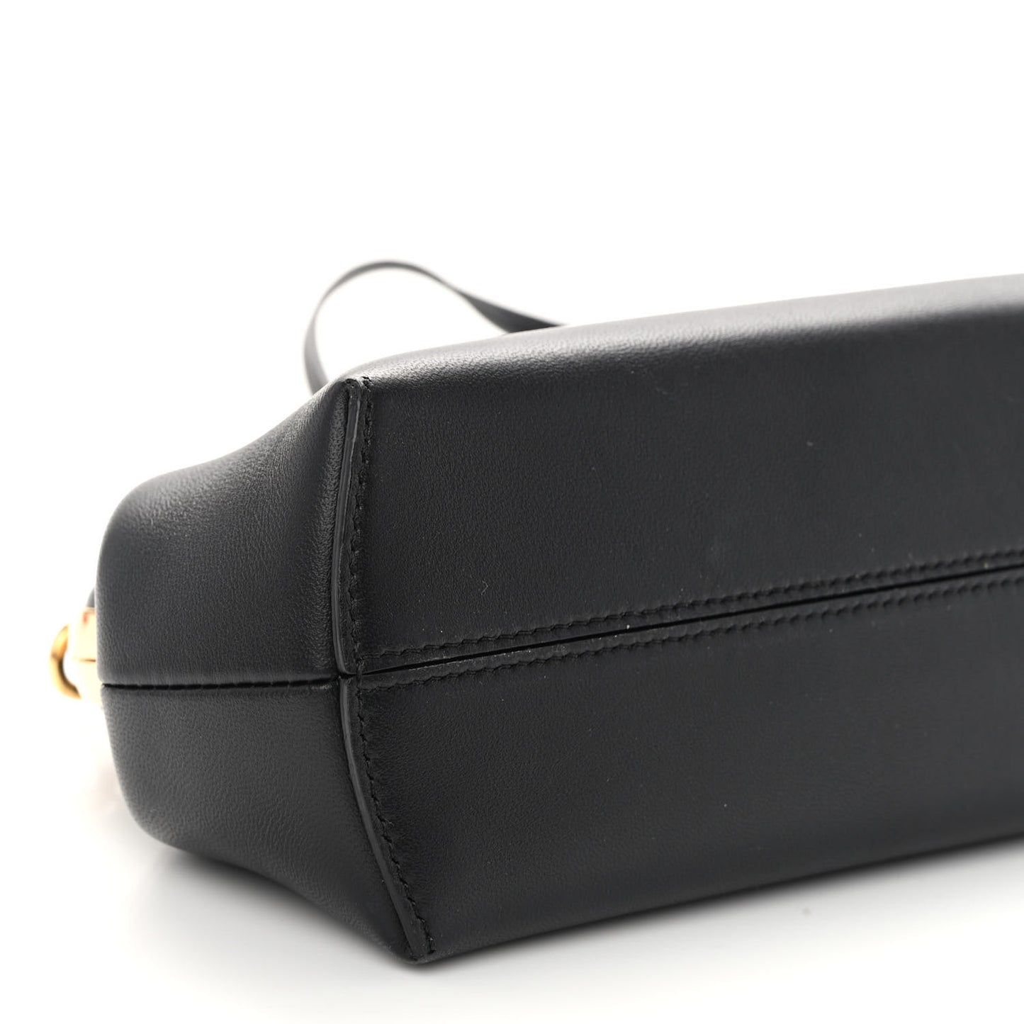 Shiny Nappa Small Fendi First Black
