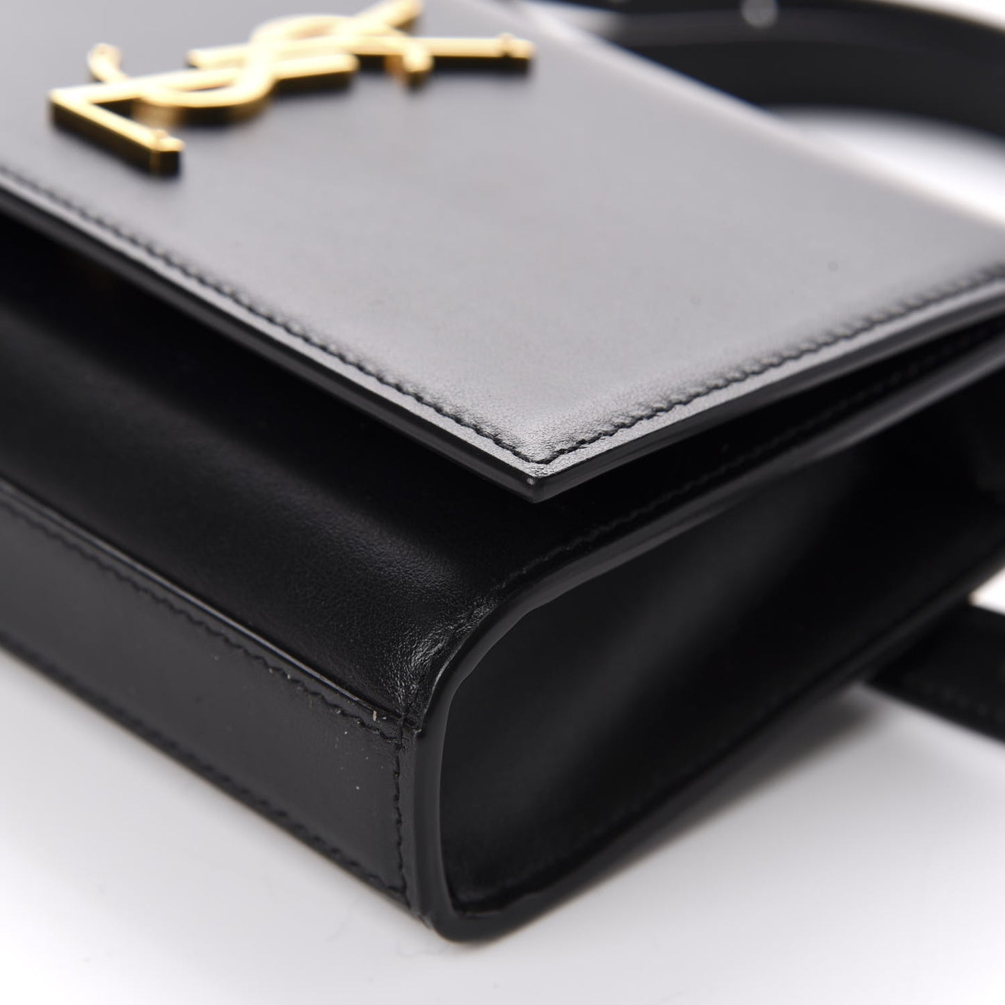 Smooth Calfskin Monogram Kate Belt Bag Black