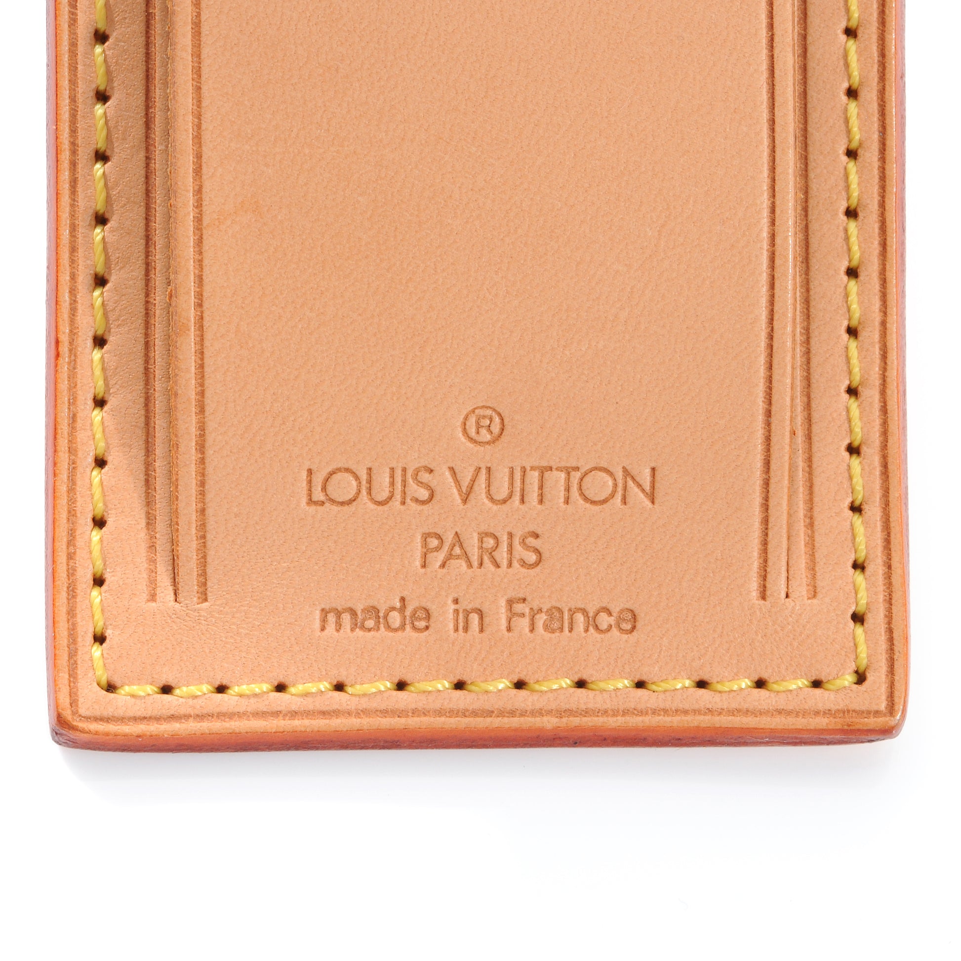 Louis Vuitton Vachetta Leather Luggage Tag 5 of 5