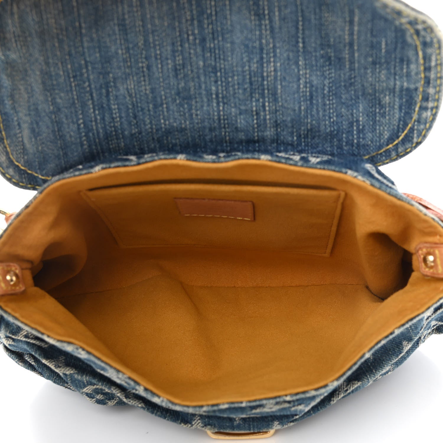 Louis Vuitton Monogram Denim Mini Pleaty Blue 5 of 9