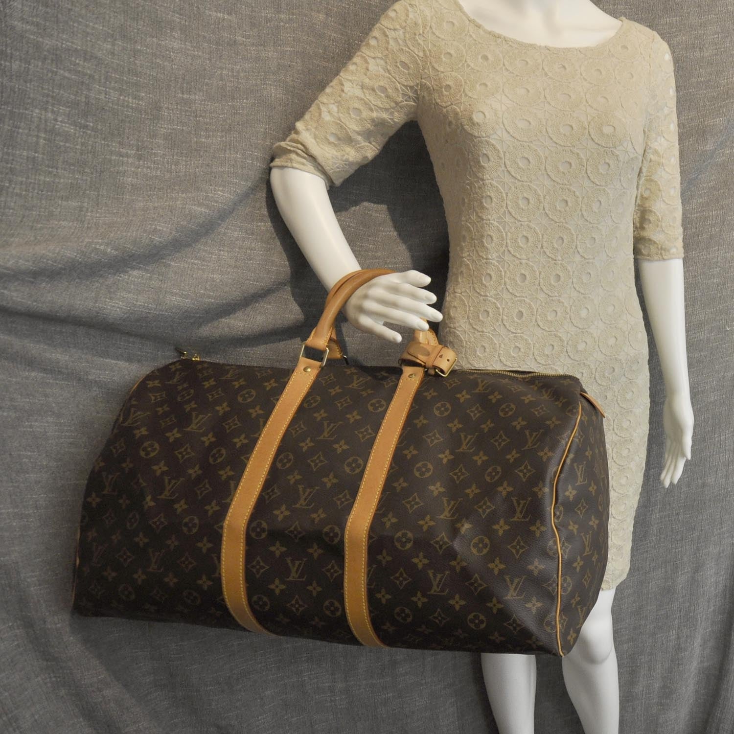 Louis Vuitton Monogram Keepall 55 2 of 11