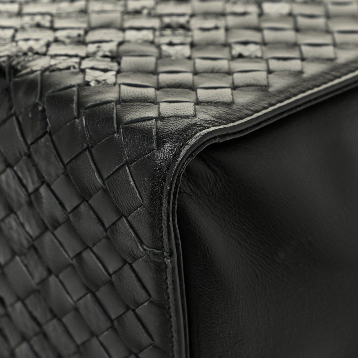 Bottega Veneta Nappa Ayers Intrecciato Small Tote Nero Black 17 of 18