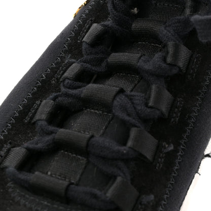 Chanel Velvet Calfskin Mixed Fibers CC Sneakers 40 Black 11 of 12