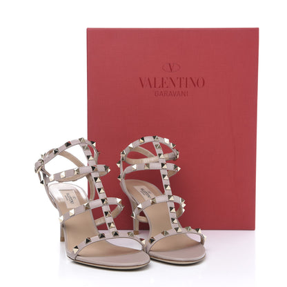 Valentino Garavani Nappa Rockstud Gladiator 70mm Sandals 38 Poudre 8 of 8