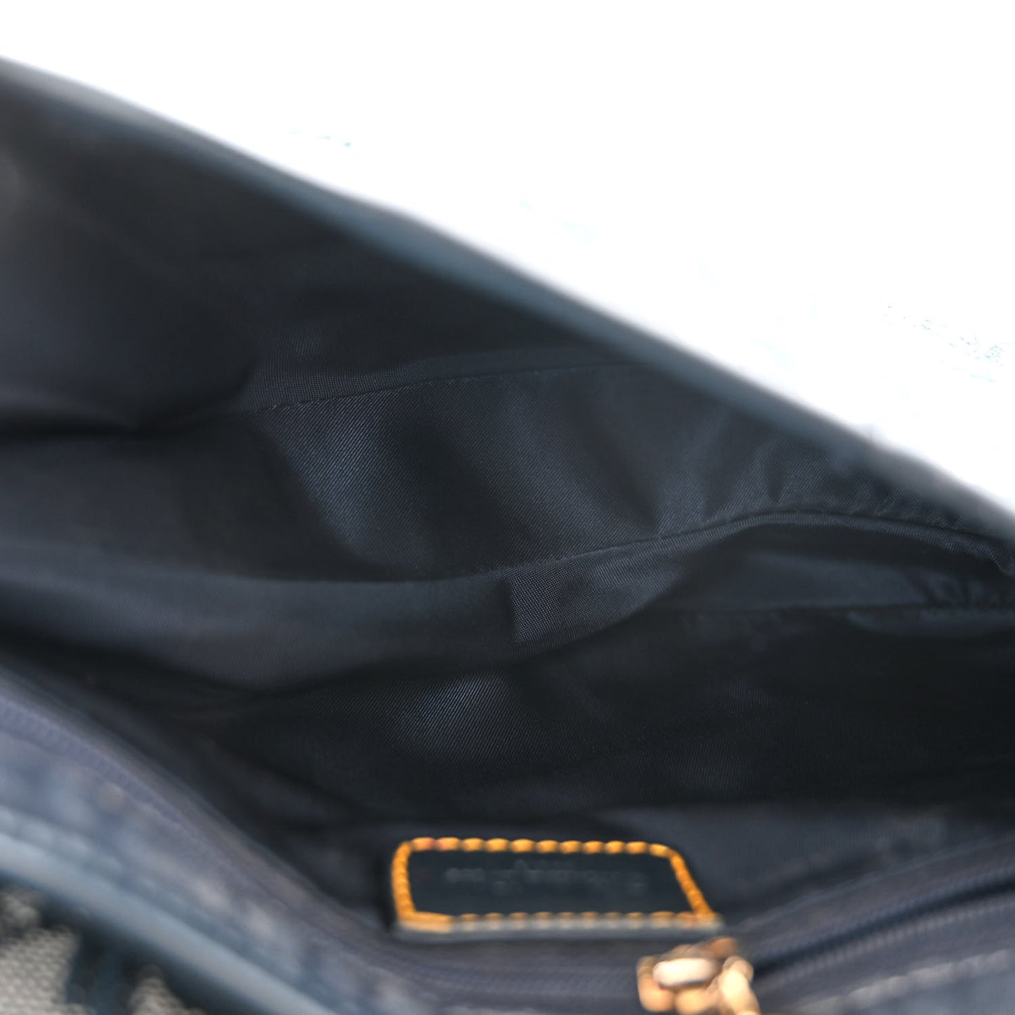 Monogram Saddle Bag Blue