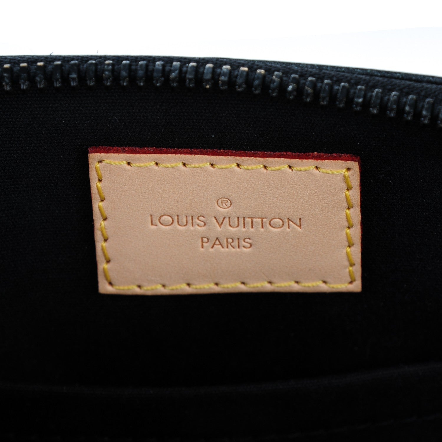 Louis Vuitton Vernis Alma BB Noir Magnetique 6 of 7