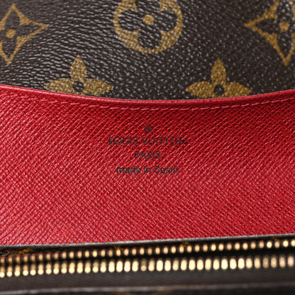 Louis Vuitton Monogram Emilie Wallet Rouge 6 of 12