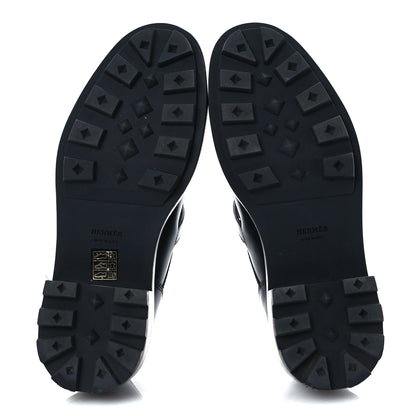 Hermes Glossed Calfskin First 38.5 Oxford Black 7 of 13