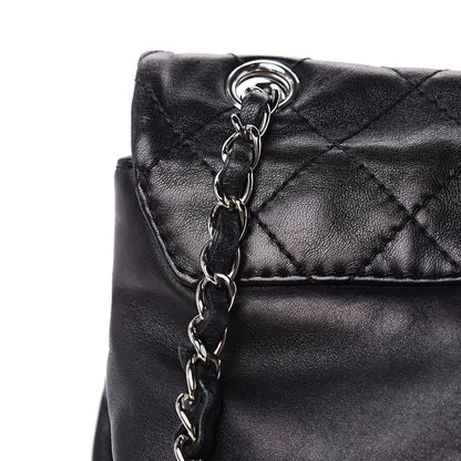 Chanel Shiny Lambskin Quilted Medium Trianon Messenger Flap Black 11 of 13