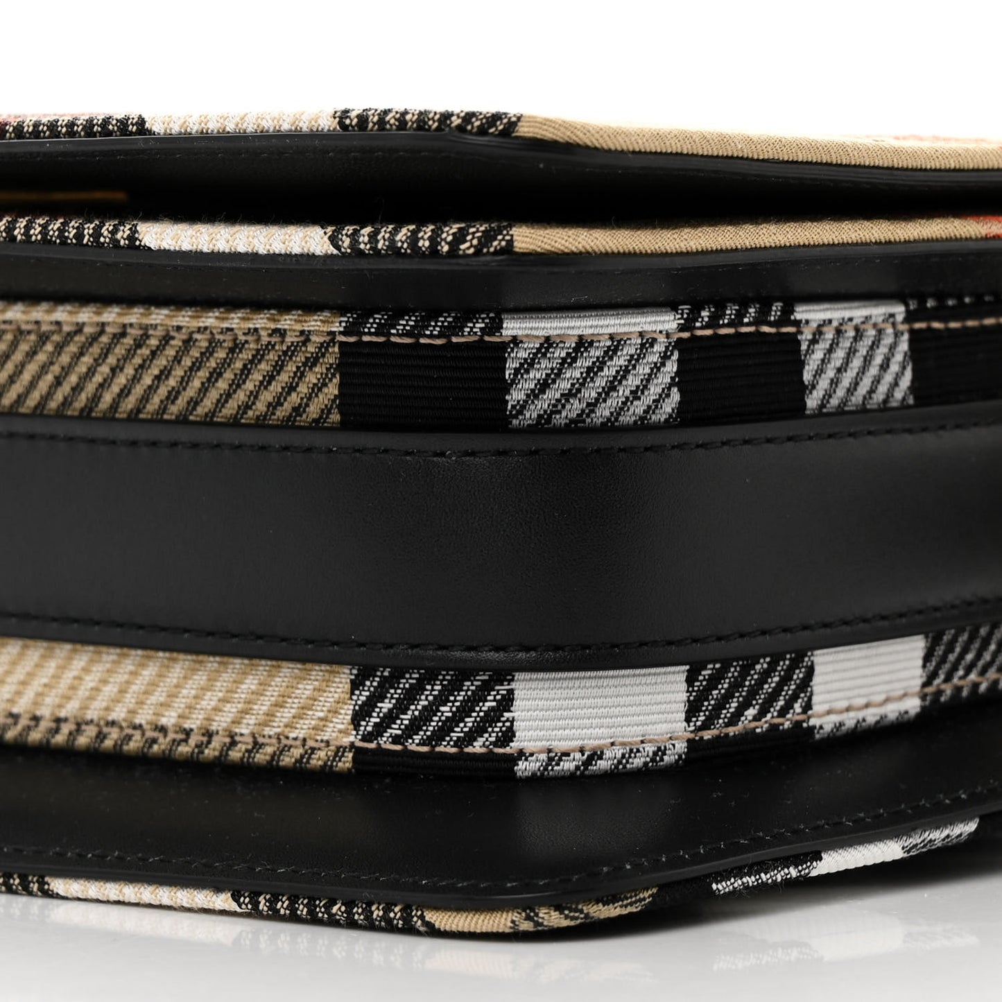 Jacquard Check Snip Bag Sand