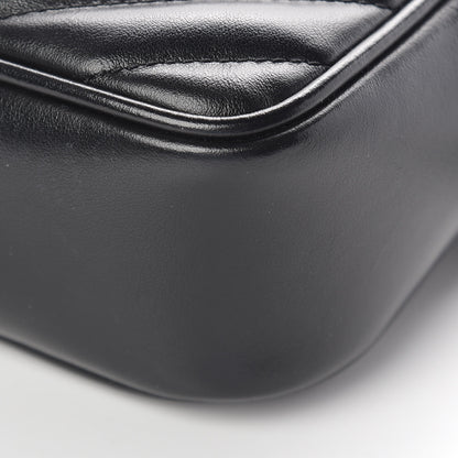 Saint Laurent Calfskin Matelasse Monogram Lou Belt Bag Black 9 of 10
