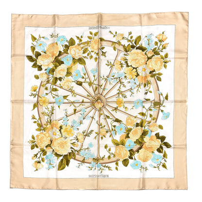 Hermes Jacquard Silk Romantique Scarf 90 1 of 4