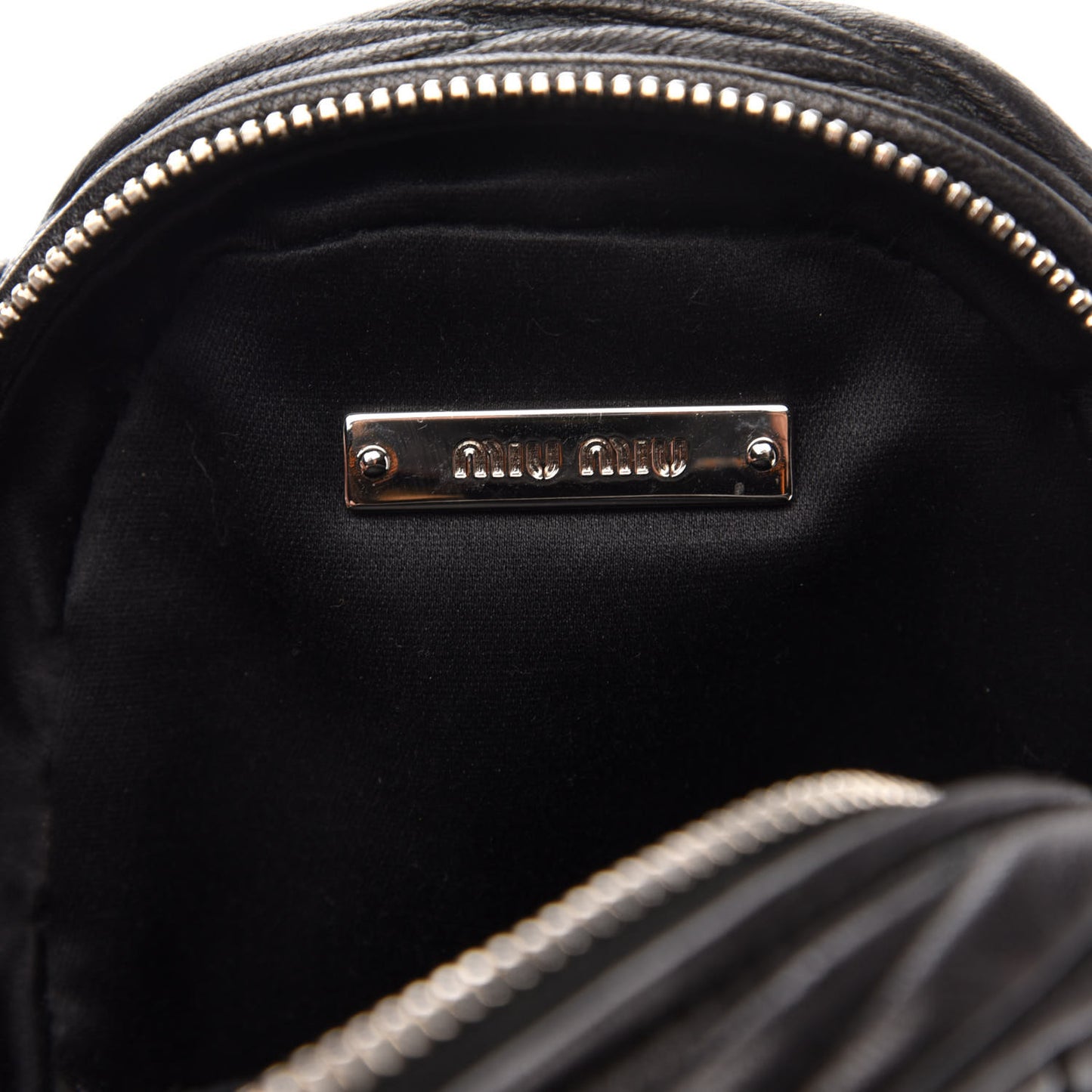 Nappa Matelasse Mini Backpack Black