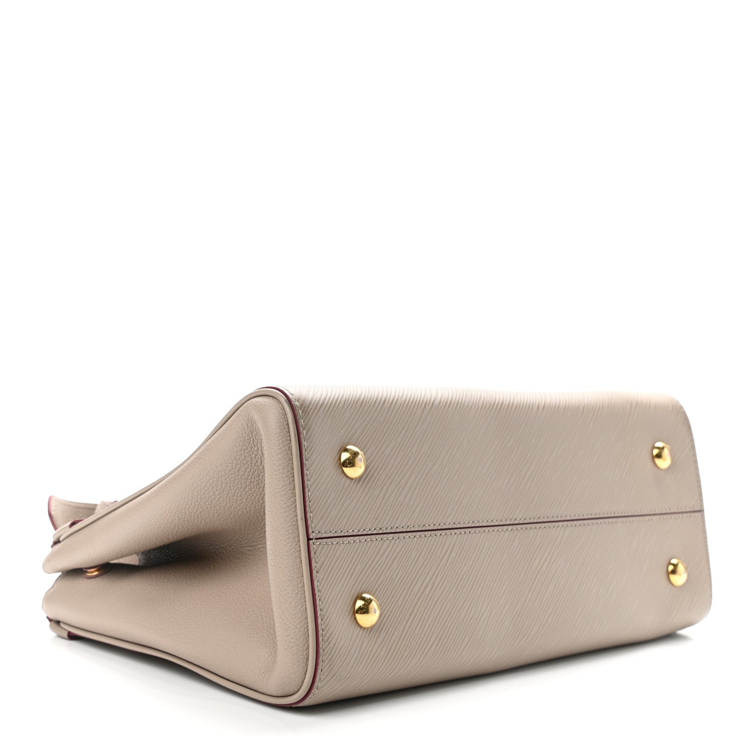 Louis Vuitton Epi Grenelle Tote MM Galet Grenat 4 of 11