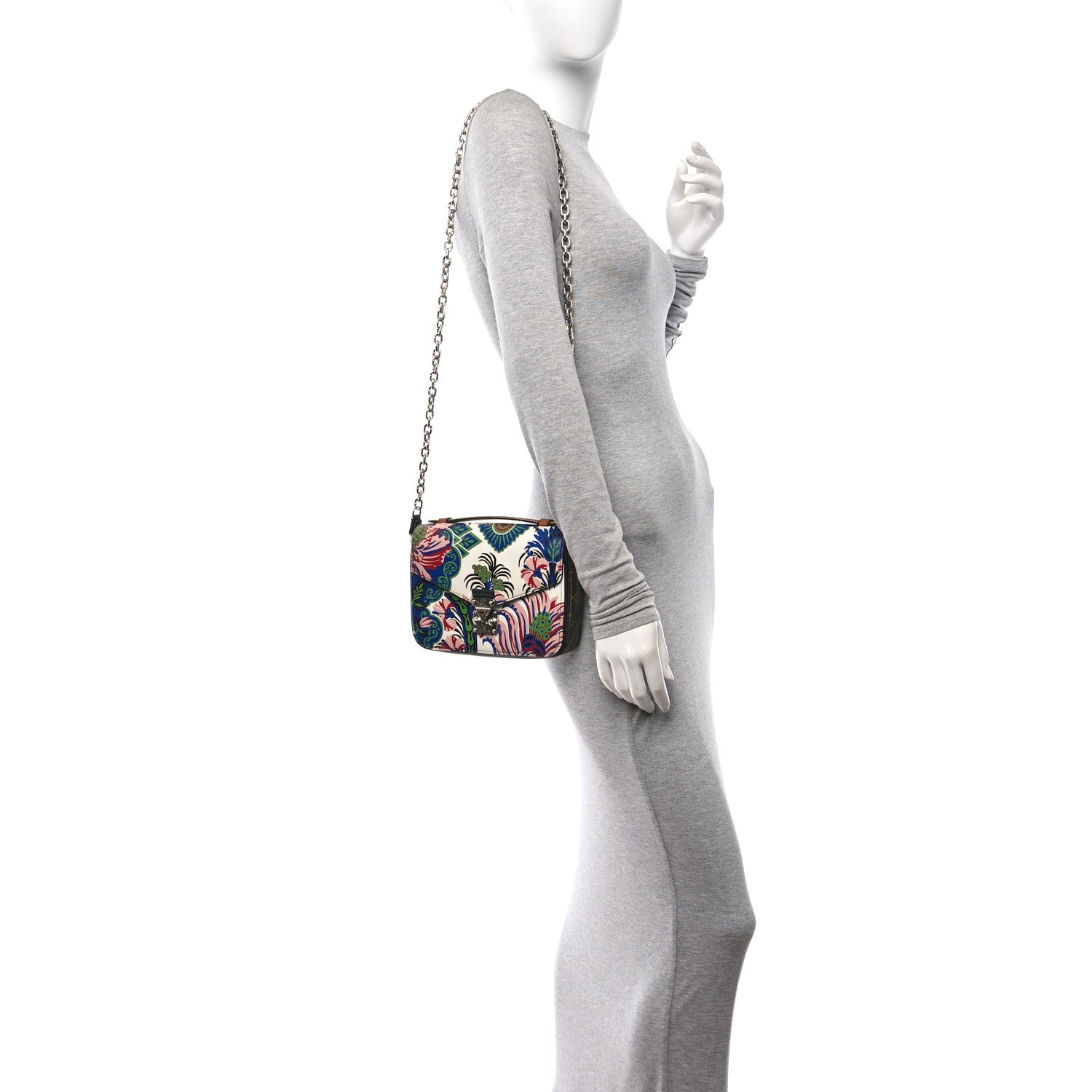 Louis Vuitton Epi Monogram Floral Mini Pochette Metis 2 of 12