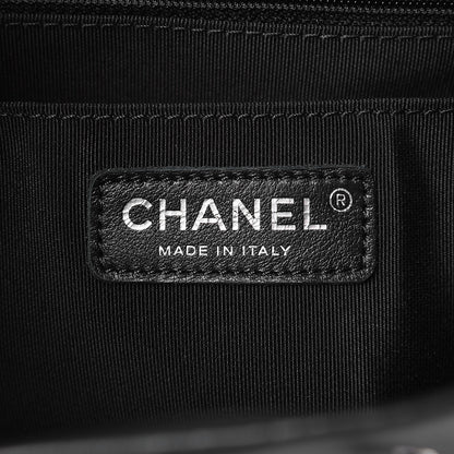 Chanel Calfskin Chevron Quilted Large Urban Spirit Backpack Black 6 of 8
