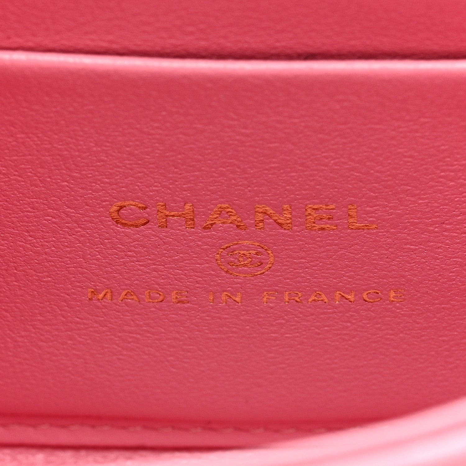 Chanel Lambskin Quilted Top Handle Clutch With Chain Pink 6 of 9