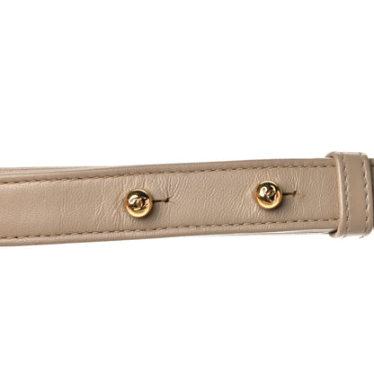 Chanel Lambskin Quilted New Medium Boy Flap Beige 15 of 15