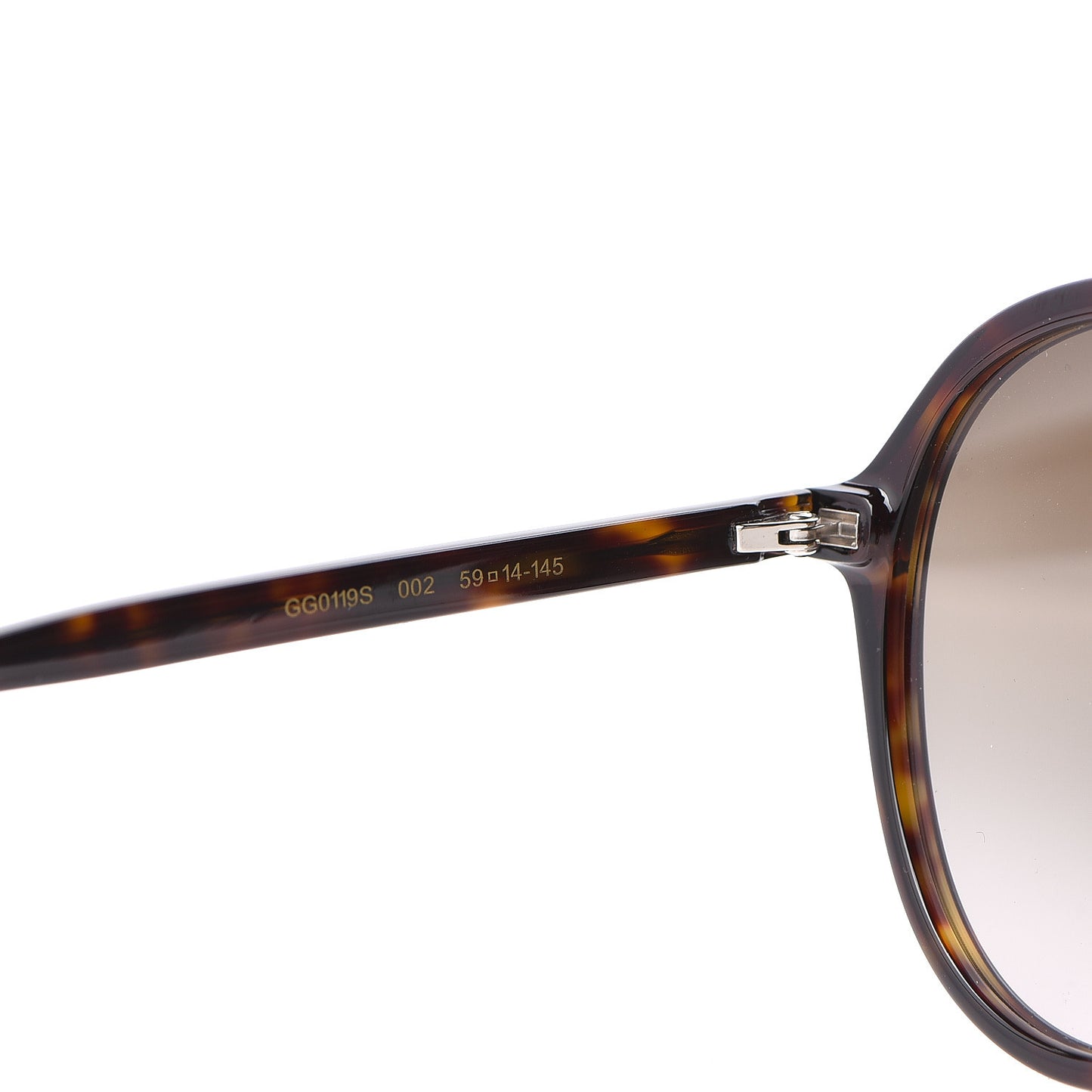 Aviator Sunglasses GG0119S/S Tortoise
