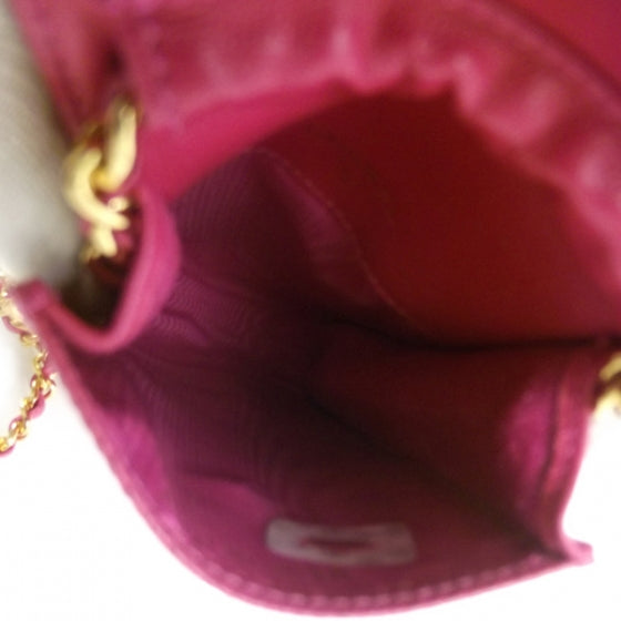 Caviar Cell Phone Crossbody Bag Pink
