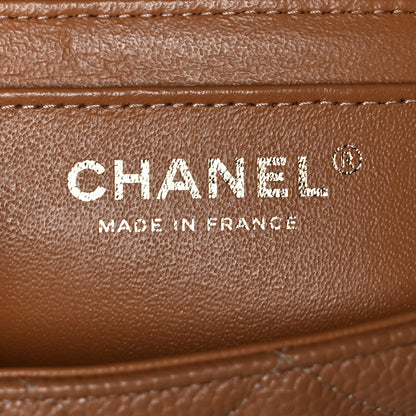 Chanel Caviar Quilted Mini Rectangular Flap Light Brown 7 of 12