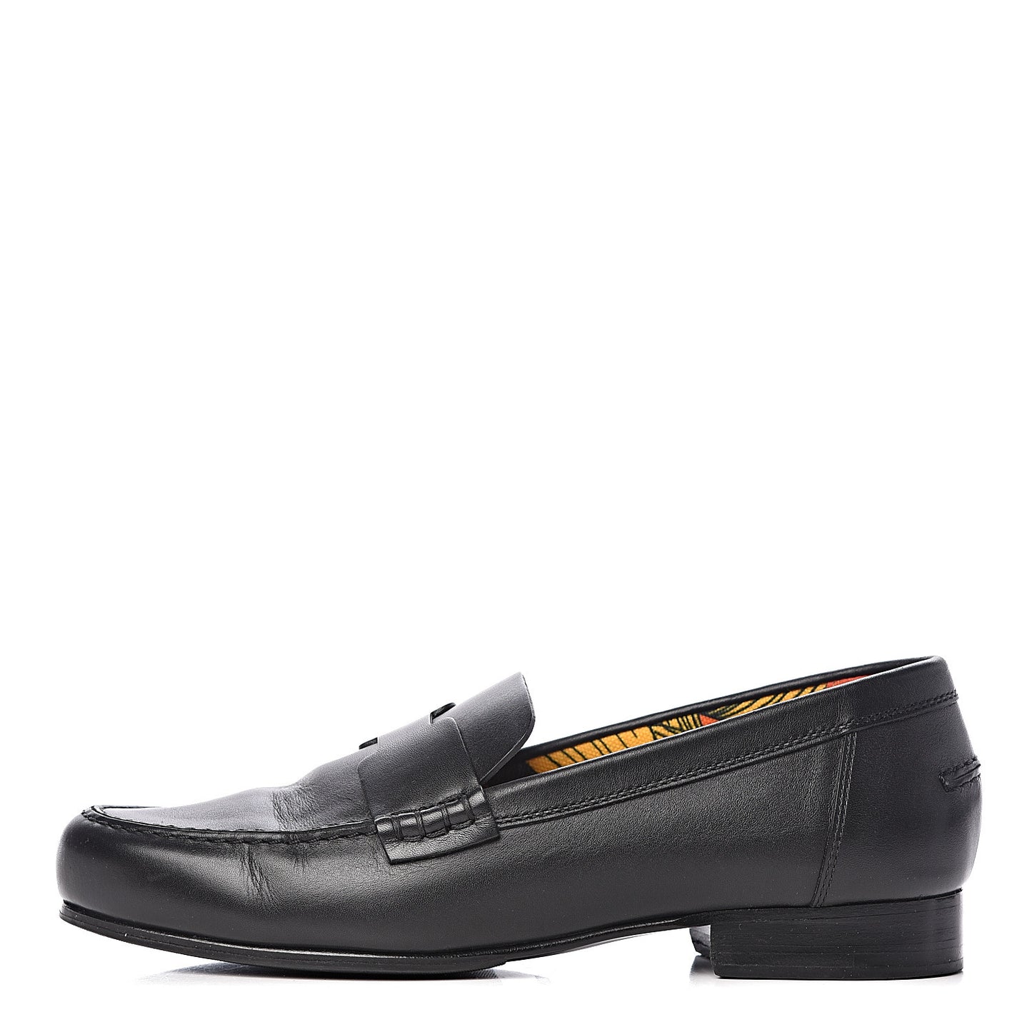 Calfskin Womens Kennedy Loafers 37 Black