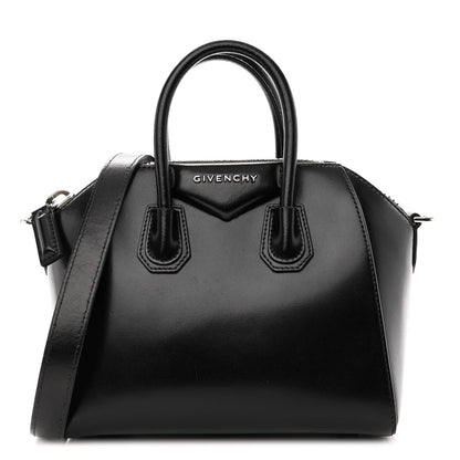 Givenchy Shiny Lord Calfskin Mini Antigona Black 1 of 10