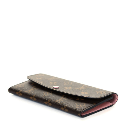 Louis Vuitton Monogram Emilie Wallet Rose Ballerine 6 of 7