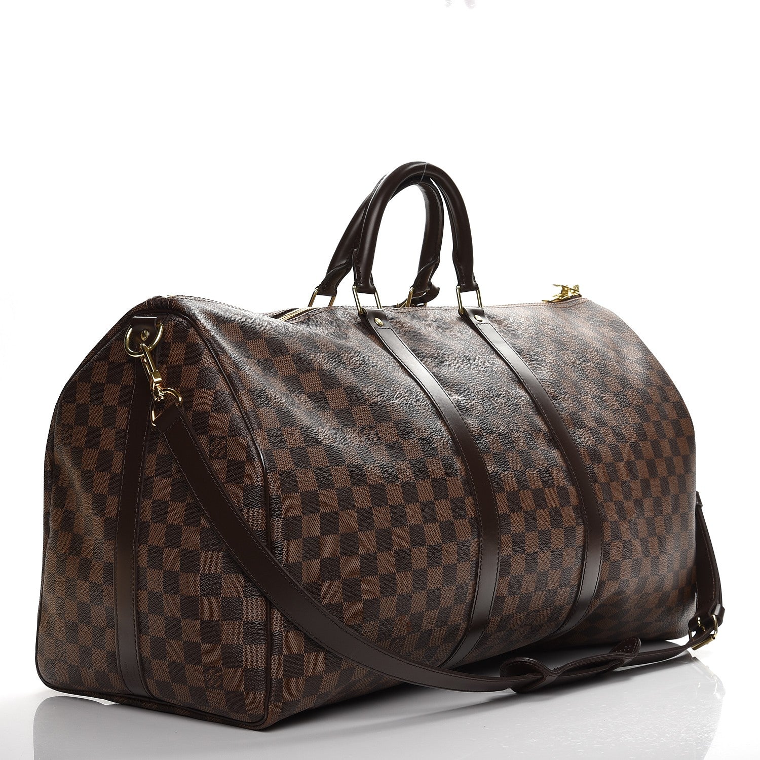 Louis Vuitton Damier Ebene Keepall Bandouliere 55 4 of 9