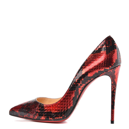 Christian Louboutin Ayers Metalgloss Pigalle Follies 100 Pumps 38 Loubi 1 of 8