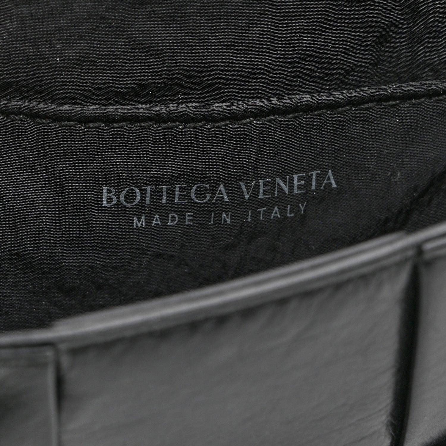Bottega Veneta Crinkled Lambskin Maxi Intrecciato Extra Mini Cassette Crossbody Bag Black 6 of 9