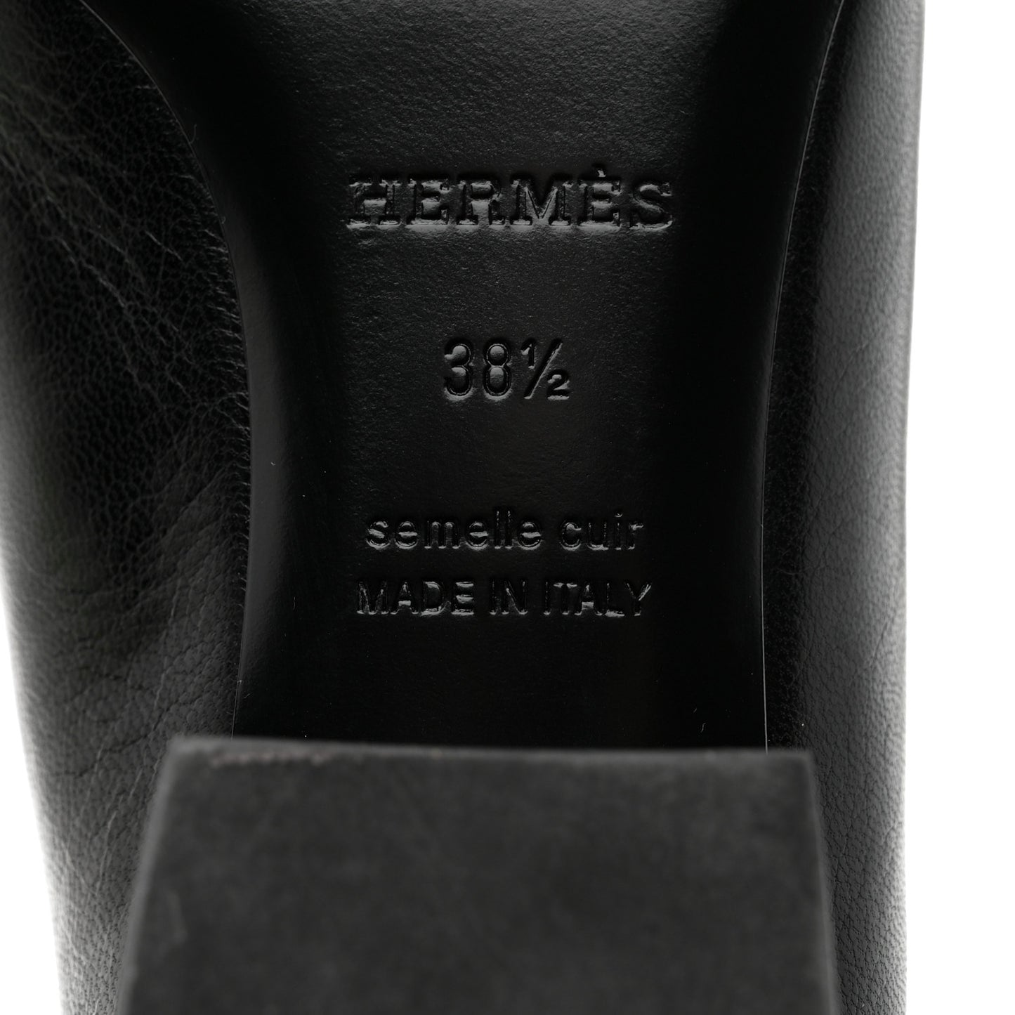Goatskin Paradis Mules 38.5 Black