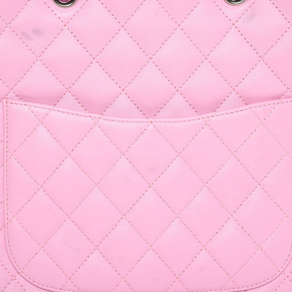 Chanel Calfskin Quilted Medium Cambon Tote Pink Black 12 of 12