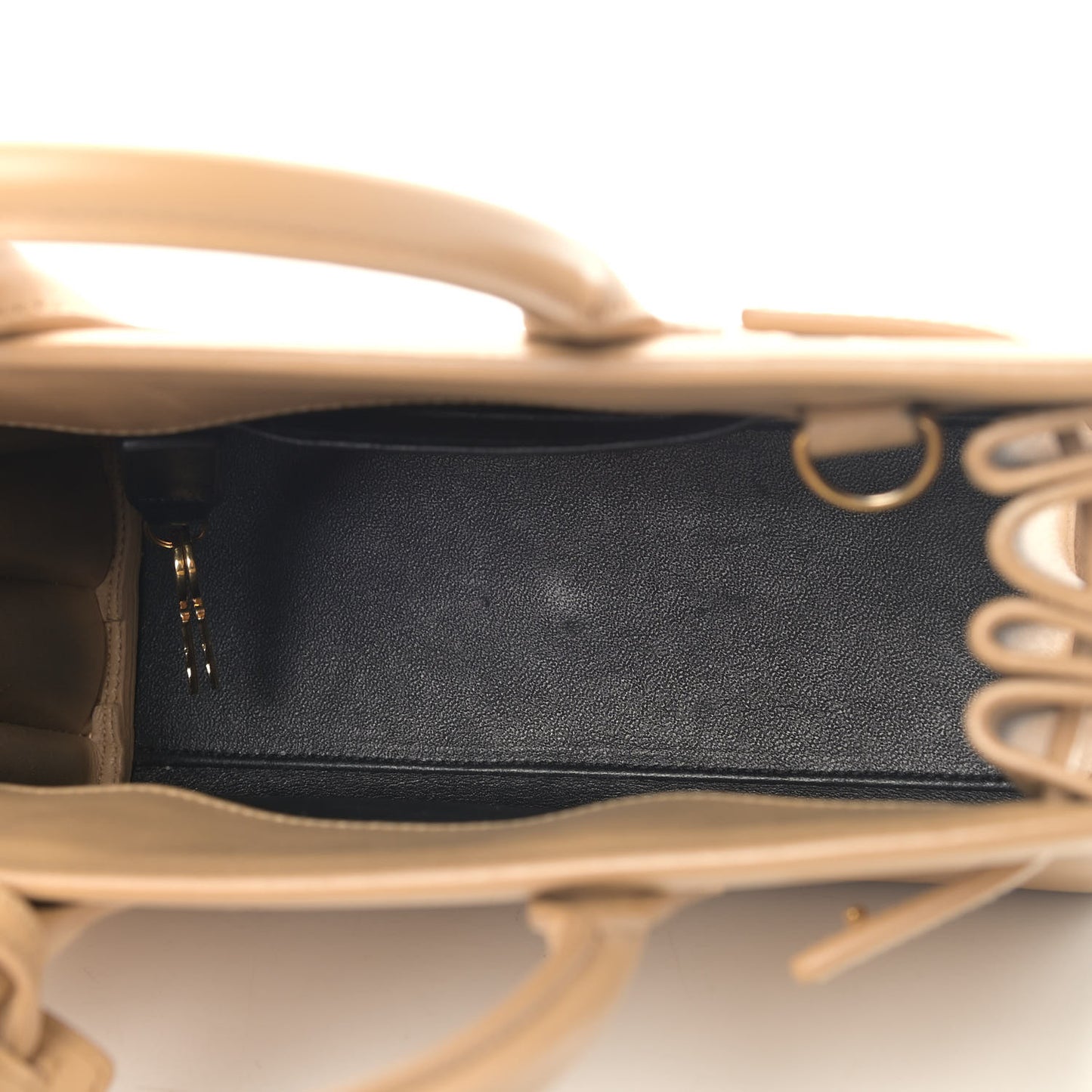 Calfskin Nano Sac De Jour Dark Beige
