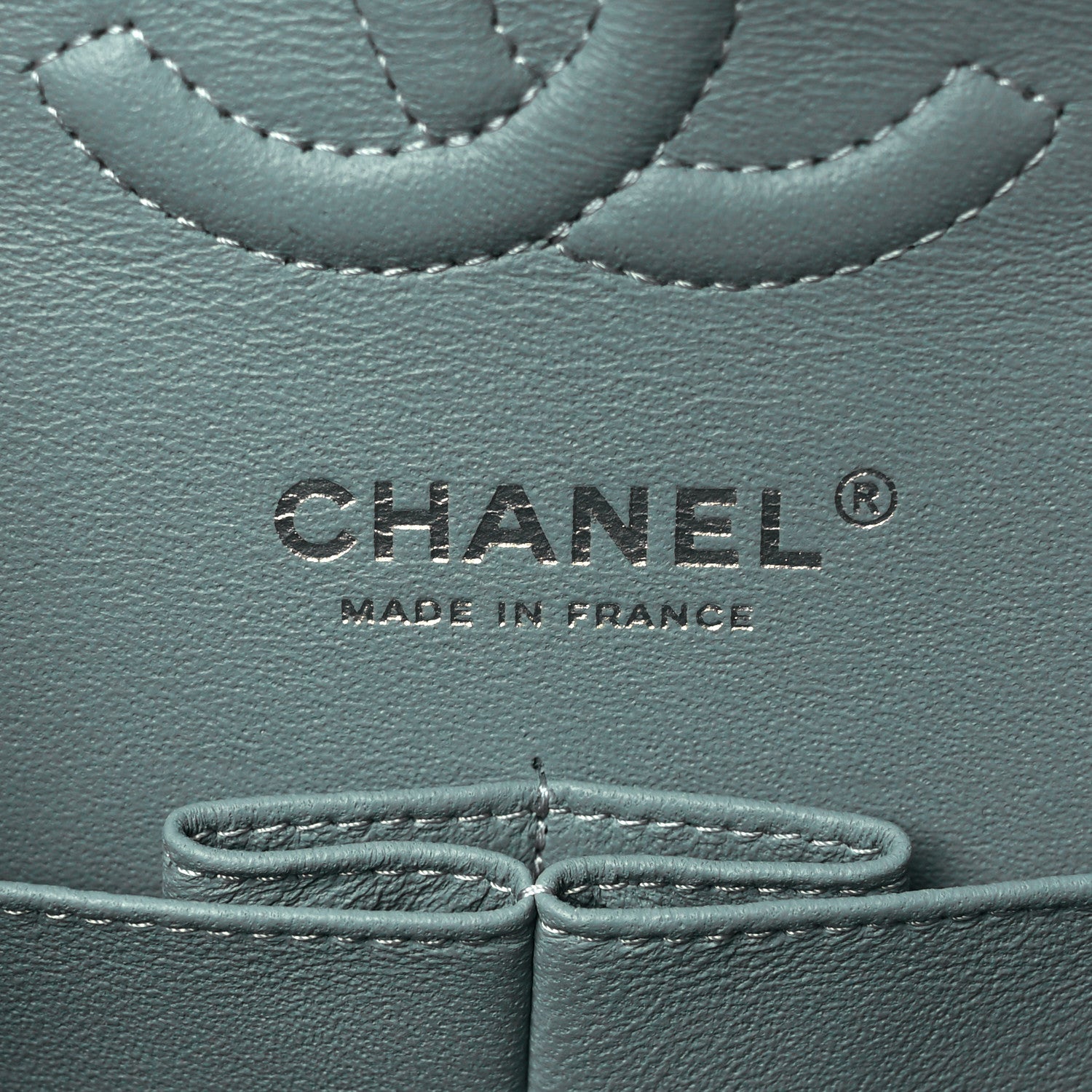 Chanel Caviar Quilted Small Double Flap Light Blue 6 of 10