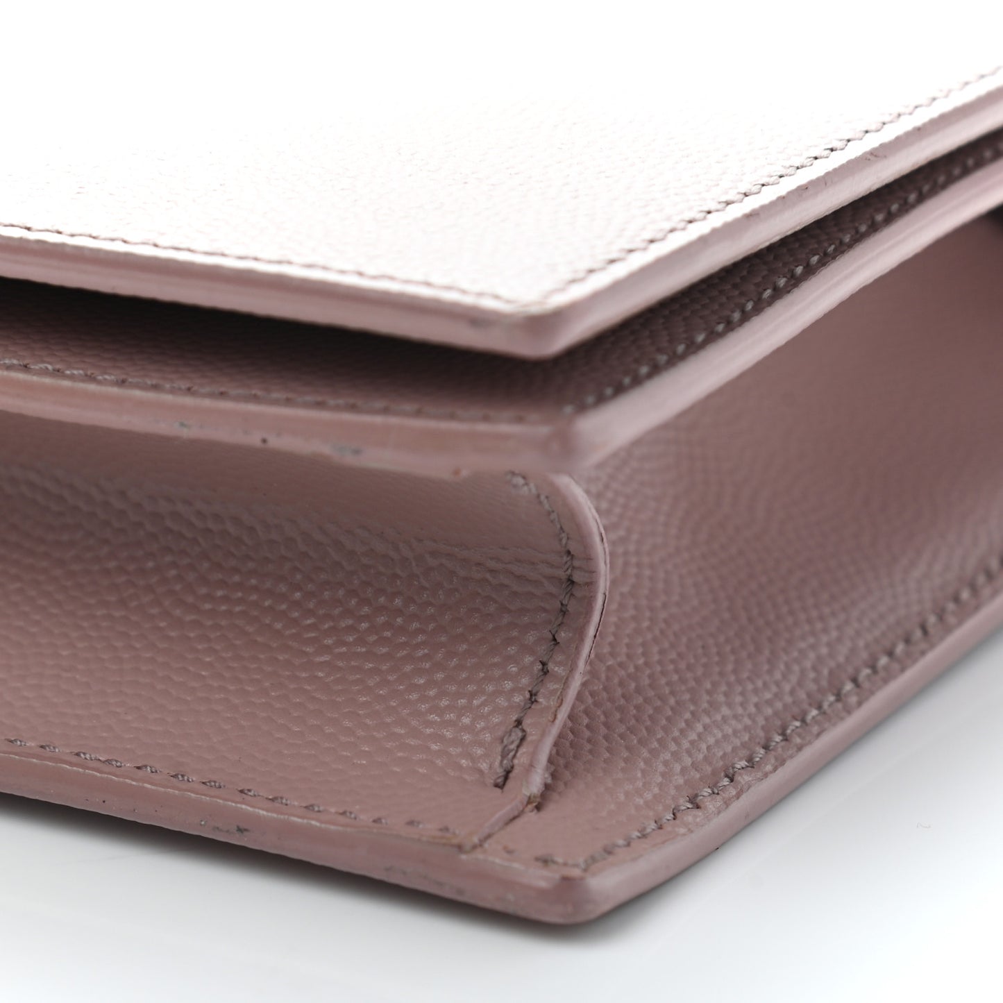Grain De Poudre Classic Kate Monogram Clutch Pale Pink