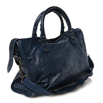 Balenciaga Agneau Classic Hardware City Bleu Obscur 4 of 11