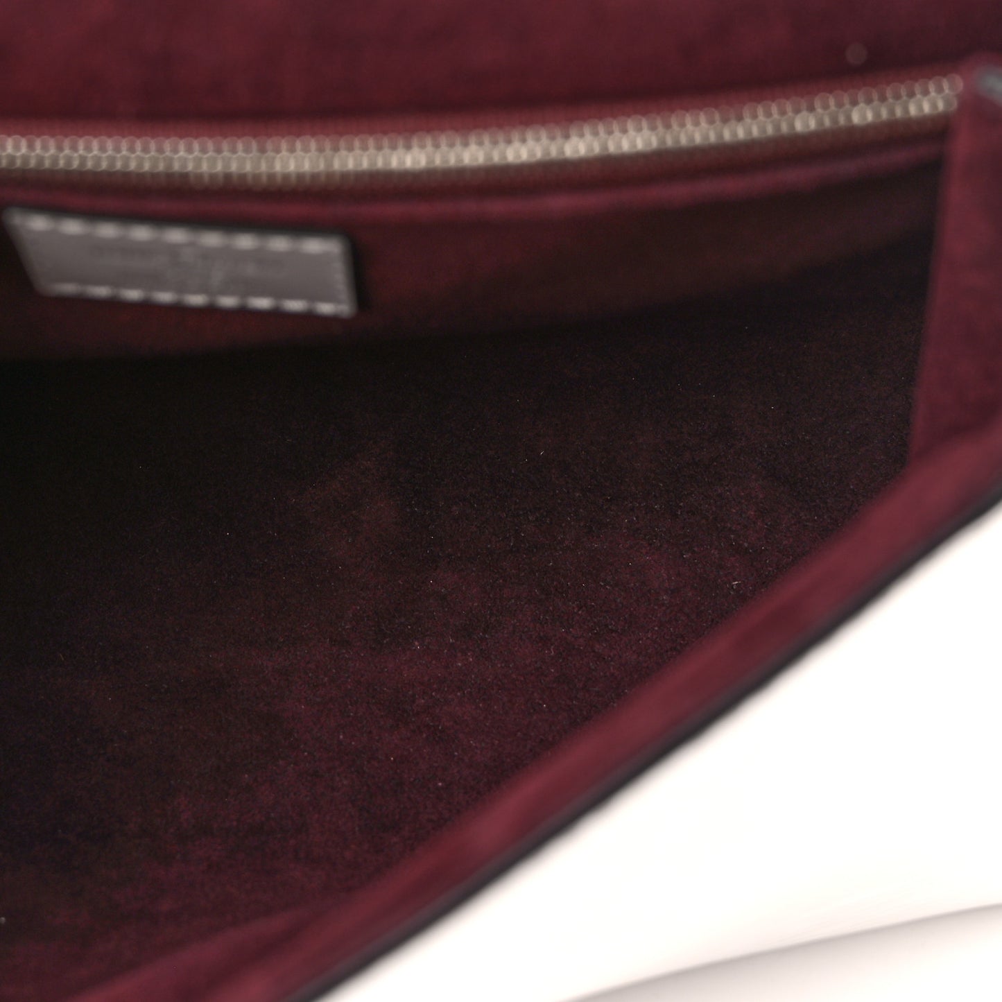 Epi Pochette Grenelle White