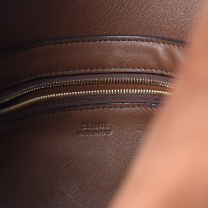 Celine Suede Calfskin Sangle Bucket Bag Chestnut 7 of 10
